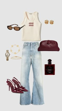 #outfit #outfitinspo #casual #casualoutfit #summer #summeroutfit #oldmoney #oldmoneyoutfit #elegant #elegantoutfit #miumiu #valentino #ysl #bottega #celine #cartier #rolex #vancleefarpels Miumiu Outfit, Madrid Outfits, Sister Outfits, London Outfit, City Outfits, Stylish Work Outfits, Easy Trendy Outfits, Ootd Inspo, Stockholm Fashion