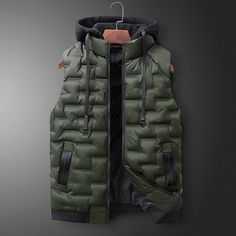 Free & Fast shipping 100% Satisfaction guarantee 30 Days Money Back 100% DELIVERED & TRACKED lowest price guranteed on all orders top quality Your Best Choice & 5 STAR SERVICE Mens Cotton Sleeveless Zip Jacket Light Weight Vest Coat Hooded Waistcoat Padded DESCRIPTION Accents Hooded Brand Unbranded Country/Region of Manufacture China Features Sleeveless Length 60-67cm Material Cotton Blend Model No Modification Description No Modified Item No Pattern Solid Product Line Factory Size Type Regular Sleeveless Outdoor Winter Outerwear, Hooded Vest Outerwear For Cold Weather, Hooded Outdoor Vest For Spring, Fall Vest With Detachable Hood, Casual Fall Vest With Detachable Hood, Sleeveless Vest With Detachable Hood For Fall, Urban Sleeveless Outerwear For Spring, Fall Sleeveless Outerwear With Detachable Hood, Fall Sleeveless Vest With Detachable Hood