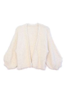 Women's Fuzzy Lurex Knit Cardigan w Bell Sleeve -Fuzzy knit cardigan -Special occasion wrap/cover *Size- One size fits all ( Approx Measurements 20 x 21.2 inches )* One Size Soft Knit Cardigan For Winter, One Size Knitted Open Front Outerwear, One Size Open Front Knitted Outerwear, One Size Cozy Open Front Cardigan, Cozy Open Front Cardigan One Size, Cozy One Size Open Front Cardigan, Winter V-neck Cardigan With Soft Texture, V-neck Winter Cardigan With Soft Texture, Cozy Soft Knit Wrap Cardigan