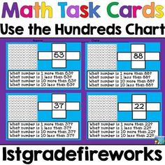 a poster with numbers and place value for the hundredths to twenty, which are numbered in