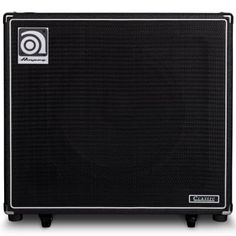 the amplix guitar amplifier cabinet is shown in black and has a white logo on it