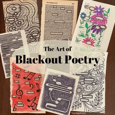 the art of blackout poetry is an easy way to learn how to use it