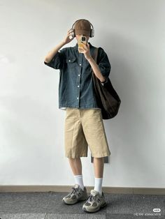 Japanese Americana Fashion Men, Ootd Korean Style Men, City Boy Outfits, Cruz Outfits, Ootd Men Outfits, Japanese Streetwear Mens, Americana Fashion Men, Normal Outfits, Japanese Americana