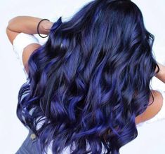 Unique Hair Colors You Can Actually Pull Off | Fashionisers© Unique Hair Colors, Blue And Purple Hair, Pulp Riot Hair Color, Night Hairstyles, Pulp Riot Hair, Hair Color Unique, Unique Hair, Balayage Brunette