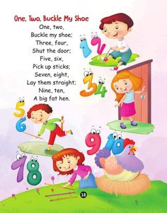 the children are playing with numbers and letters in this cartoon book, which shows them how to