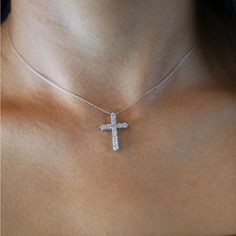 Diamond Cross Pendant 11 Diamonds D Color Vvs Clarity 1.5 Carat Diamonds 14k White Gold Chain 15/17 Inch Adjustable White Gold 14k Box Included Cross Necklace Diamond, Cross Pendent, White Gold Chain, Diamond Cross Pendants, Diamond Cross, Cross Pendant, Gold Chain, Cross Necklace, Womens Necklaces