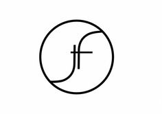 the letter f is inscribed in a circle