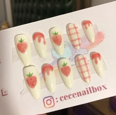 Strawberry cottagecore nails
Cottagecore nails
Cute nail designs
strawberry nails Makeup Tip, Anime Nails, Pretty Gel Nails, Really Cute Nails, Cute Gel Nails, Soft Nails