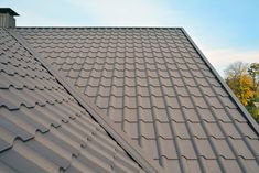 two roof tiles on top of a house