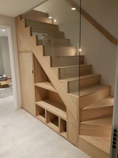 Modern Staircases, تحت الدرج, Stairs Renovation, Staircase Storage, Stairway Design, Stairs Design Modern, Home Stairs Design, Diy Stairs, 아파트 인테리어