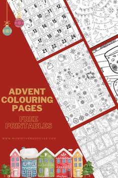 the printable christmas coloring pages for kids to color and learn how to use them