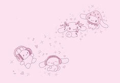 #cinnamoroll #sanrio #miffy #nintje #cute #wallpaper #ipadwallpaper #background #hearts #headphones #pink #rosa #procreate Cute Backrounds Ipad, Pale Pink Ipad Wallpaper, Pink Asthetics Wallpaper Ipad, Mac Cute Wallpaper, Pink Miffy Wallpaper Desktop, Hello Kitty And Friends Wallpaper Ipad, Sanrio Aesthetic Desktop Wallpaper, Ipad Wallpaper Pochacco, Coquette Wallpaper For Computer