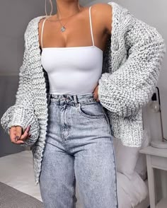 Moda Grunge, Teenage Outfits, Tumblr Outfits, Dream Style, Casual Cardigans, Causual Outfits, Cute Comfy Outfits, Cute Fall Outfits, Spring Wardrobe