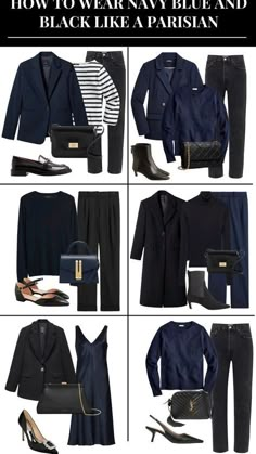 Outfit Elegantes, Travel Essentials Men, Fashion Capsule Wardrobe, Navy Outfit, Trip Essentials, Moda Paris, Bag Essentials, Fashion Capsule, Minimalist Wardrobe