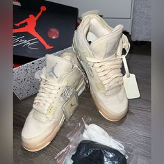 Wmns Air Jordan 4 Retro Sp Size 7 New! Tried To Wear Them But Not My Favorite Style For Now. Jordan 4 Off White Beige, Jordan Shoes Air 4, Air Jordan 4 Retro What The, Shoes Air Jordans 4, Jordan 4 Sand Linen, Womens Air Jordan 4 Retro, Best Jordans 4, Nike Air Jordan 4 Retro Brown, Size 7 Jordans