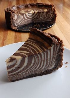 a piece of chocolate cake on a white plate