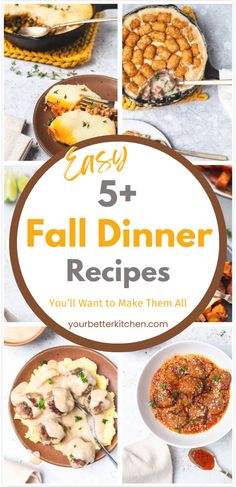 Discover easy fall dinner ideas that are both delicious and budget-friendly! From healthy Swedish meatballs and sausage casseroles to hearty chili and roasted potatoes, these dinners are perfect for a crowd. Simple yet comforting, these recipes are ideal for family dinners and gatherings, bringing warmth and flavor to your table without breaking the bank. Autumn Dinner Ideas, Cheesy Baked Chicken, Roasted Fall Vegetables, Fall Crockpot Recipes, Autumn Dinner