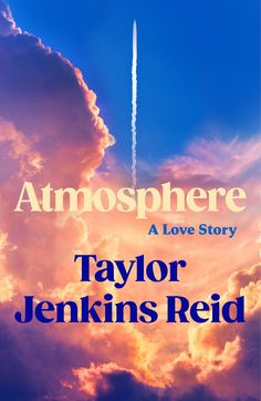 a book cover with the words atmosphere above it and an airplane flying through the sky