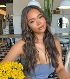 Brown Hair On Brown Skin, Brown Hair Inspo, Dye My Hair, Hair Dye Colors, Hair Inspo Color, Light Hair, Light Brown Hair, Haircut Ideas