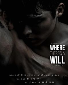 the movie poster for where there's a will, with a shirtless man