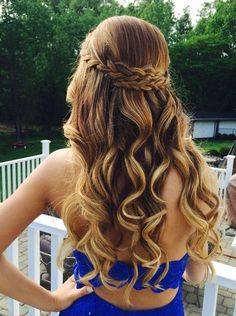 Teen's Hairstyles, Prom Hairstyles For Long Hair, 2015 Hairstyles, Hoco Hair, Formal Hairstyles, Long Curly Hair, Homecoming Hairstyles, Down Hairstyles