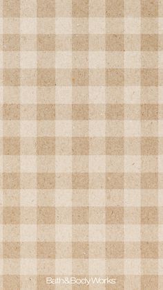 a brown and white checkered paper background