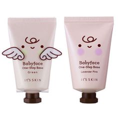 IT'S SKIN Babyface One-Step Base SPF15 2 Colors Pick 1 - Strawberrycoco Koleksi Parfum, Cucumber For Face, Korean Cosmetic, Japanese Skincare, Korean Skincare Routine, Skincare Aesthetic, Lavender Pink, Skin Care Steps, Brighten Skin Tone