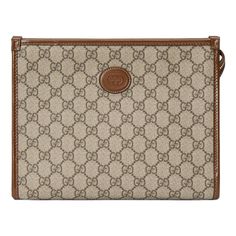 Gucci Beauty Case With Interlocking G 'Beige Ebony Brown Sugar' 672956-92TCG-8563 Wish List Items, Gucci Beauty, Italy Print, Beauty Case, Handbag Wallet, Wallet Accessories, Beauty Items, Michael Kors Monogram, Fendi Bags