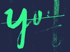 a blue and green poster with the word up written on it's side, in front of a black background