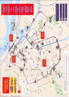 a map of the streets and buildings in chinatown