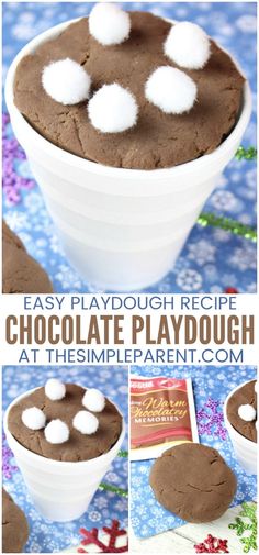 chocolate playdough recipe with marshmallows in it