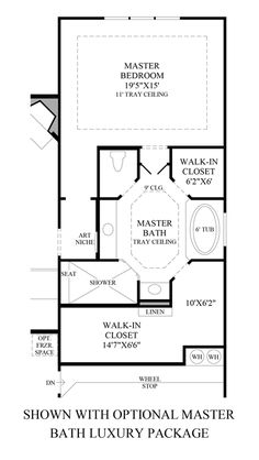 rectangular master bath layouts - Google Search Bedroom Walkin Closet, Master Bath Layouts, Master Bath And Closet Layout, Walk In Closet Layout, Master Suite Addition, Master Bath And Closet