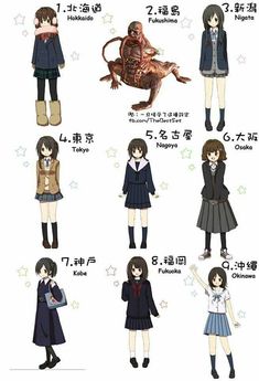 Japanese Middle School, Japanese Elementary School, School Uniform Outfits, Japanese School