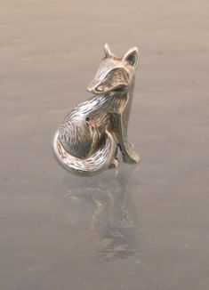 Furred Silver Fox Pendant - Etsy Latvia The Stolen Heir, Fox Ring, Stolen Heir, Fox Pendant, Silver Fox, Rolo Chain, Ring Sterling Silver, Pendant Necklaces, Fox