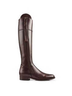 The Regina (Narrow Fit) - Mahogany Leather Women's Knee High Boots, Smaller Calves, Womens Tall Boots, Fairfax And Favor, Cuban Heels, Beautiful Boots, Knee High Leather Boots, Womens Knee High Boots, Leather Boot