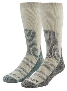 Stay warm and comfortable on the job in the Ridgecut Men's Heavyweight Thermal Work Crew Socks. The thick thermal material is made from a polyester blend with full cushioning for all-day comfort. These work socks also boast antimicrobial technology to help fight off odors and keep you feeling fresh until your shift ends. Treated with SILVADUR antimicrobial technology for odor protection on the job (SILVADUR is a trademark of LANXESS Corporation or its affiliates) Made of 81% polyester, 16% wool Casual Moisture-wicking Socks For Outdoor, Slip-resistant Outdoor Socks, Cabin Socks Men, Male Socks Sniff, Gray Non-slip Outdoor Socks, Work Socks, Mens Crew Socks, Hunting Clothes, Tractor Supplies