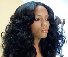 Curled Layers, Fusion Extensions, Long Shiny Hair, 3 Women, Glam Hair, Hair Laid, Love Hair, Shiny Hair, Crochet Hair Styles