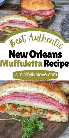 the best authentic new orleans muffletta recipe is here and it's easy to make