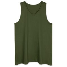 These Basic Tank Top Are The Ideal Spring/Summer Top For Those Who Want To Either Wear For A Casual Day Out, Working Out At The Gym, Or Just Lounging At Home. Regular Colors Made From 100% Combed Ring-Spun Cotton Heather Colors Made With 60% Cotton, 40% Polyester. This Super Lightweight And Soft, Solid-Colored Tank Is The Perfect Pick For Any Setting! Athletic Fit, Super Comfortable, And Plenty Of Room For Breathability And Flexibility. Color: Military Green *New Without Tag Usa Tank Top, Stringer Tank Top, Basketball Tank Tops, American Flag Tank Top, Usa Tank, Green Tank Top, Jersey Tank Top, Muscle Tank Tops, Green Tank