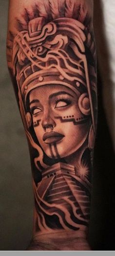 a person with a tattoo on their arm