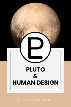 the pluto and human design logo