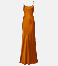 Material: 73% acetate, 27% viscose.Care instructions: dry clean.Made in the UK.True to size.Cinched waist.Non-stretchy fabric.The model seen in the picture is 178cm-5'10' and wearing a size UK 8 Modal Satin Fitted Maxi Dress, Fitted Satin Maxi Slip Dress, Fitted Silk Dress With Satin Finish In Maxi Length, Full Length Silk Satin Dress, Fitted Silk Maxi Dress With Satin Finish, Fitted Silk Slip Dress In Solid Color, Chic Full-length Silk Dress, Satin Stretch Summer Formal Dress, Stretch Satin Formal Summer Dress