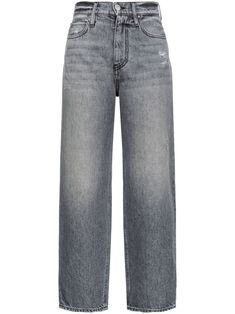 beluga grey cotton-lyocell blend washed denim logo patch to the rear belt loops front button fastening classic five pockets straight leg Jeans Grey, City Dress, Grey Jeans, Van Cleef Arpels, Washed Denim, Summer Beach Wear, Jean Grey, Grey Cotton, Dolce & Gabbana