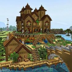 Minecraft Houses Survival, Minecraft Structures, Minecraft House Plans, Bangunan Minecraft, Minecraft Cottage, Diy Minecraft, Cute Minecraft Houses