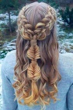 Viking Hair, French Braid Hairstyles, Peinados Fáciles Para Cabello Corto, Chic Hairstyles, Braid Hairstyles, Haircuts For Long Hair, Box Braids Hairstyles, Party Hairstyles, French Braid