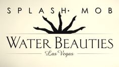 the logo for splash mob water beauties in las vegas, nv is shown