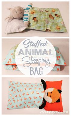 stuffed animal sleeping bags for babies and toddlers