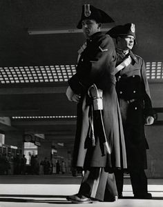 Italian Vintage Photographs ~ Italian Vintage Photographs ~ Carabiniere Termini Station Rome 1950 Photo: Herbert List Herbert List, Best Cities In Europe, Italian History, Herb Ritts, Vintage Foto, Photography Italy, Modern Photography