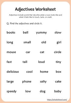 worksheet with words and pictures to help kids learn how to read the alphabet