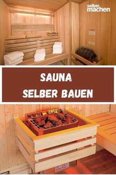 sauna selber bauen in an indoor sauna